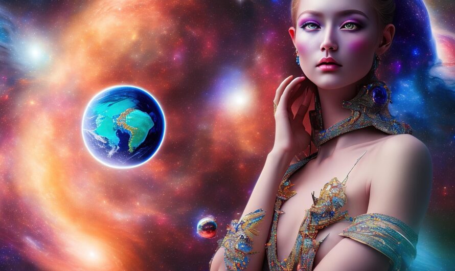 Натяжной потолок с дизайном Луна и Звезды